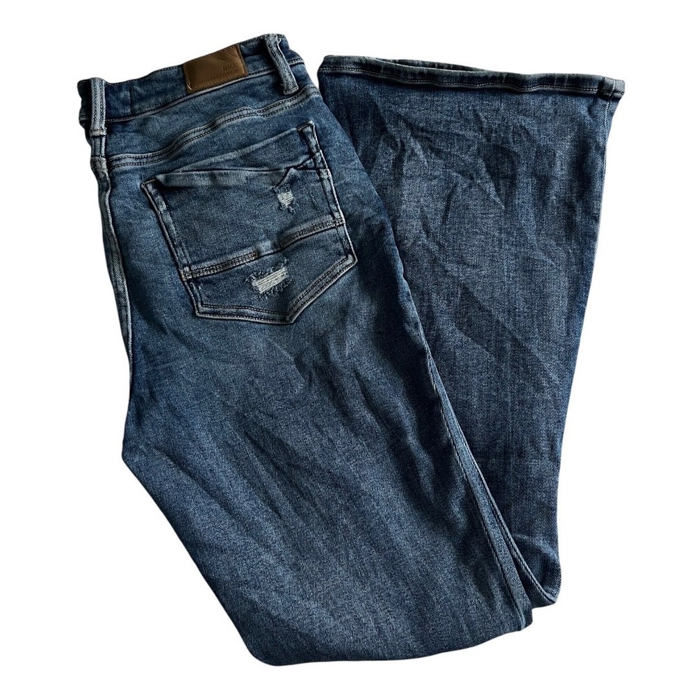 BKE Jeans Womens 28x34 Blue Andi Slim Fit Mid Rise Bootcut Medium Wash Denim